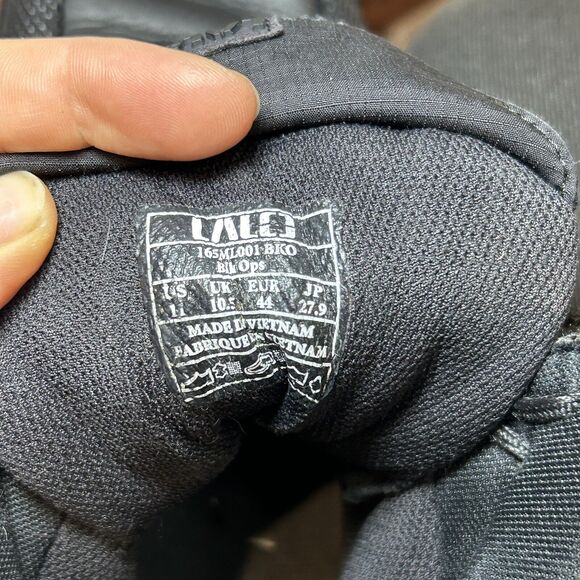 LALO Shadow Intruder Black Tactical Boot, 6 inch, Black Ops Men’s Size 11 - Picture 8 of 8